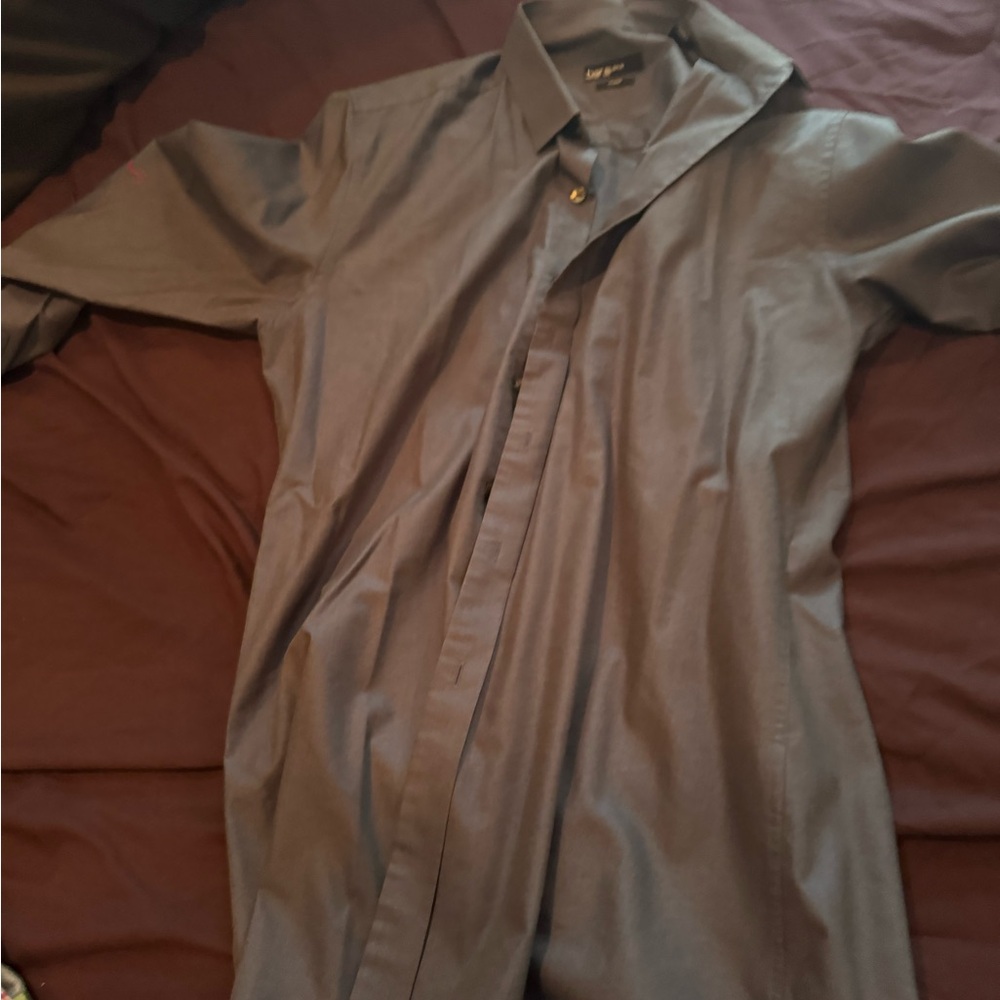 Bar III Blue Lightweight Casual Shirt